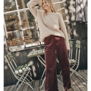 Marine Layer Burgundy Corduroy Pants